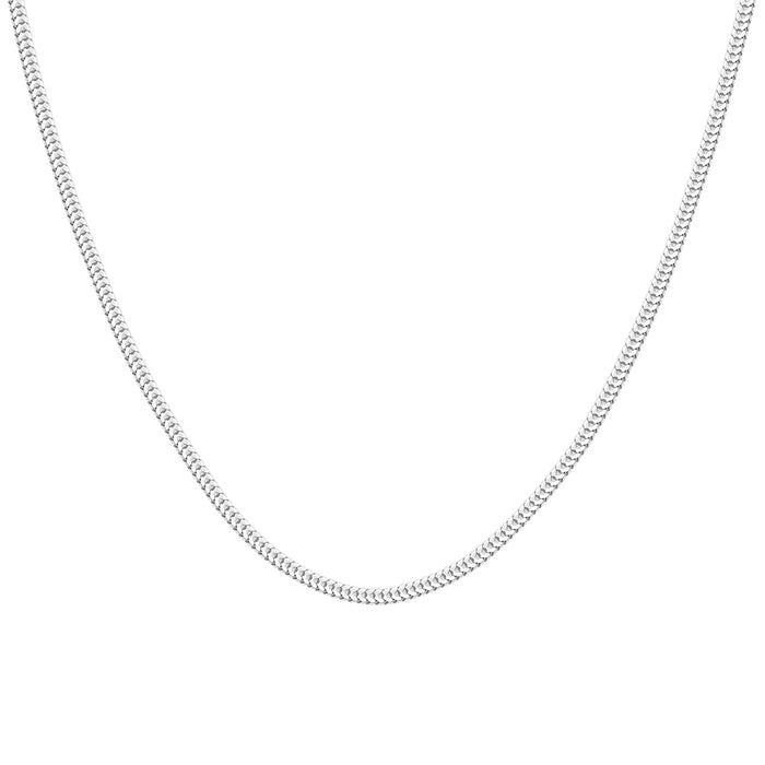 Fishbone Silver Chain