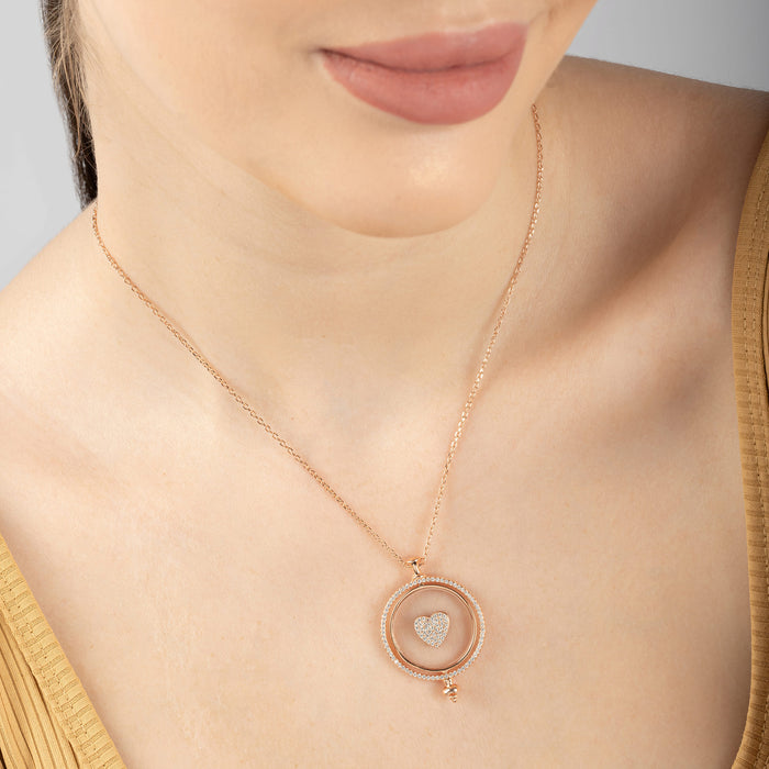 Floating Heart Necklace