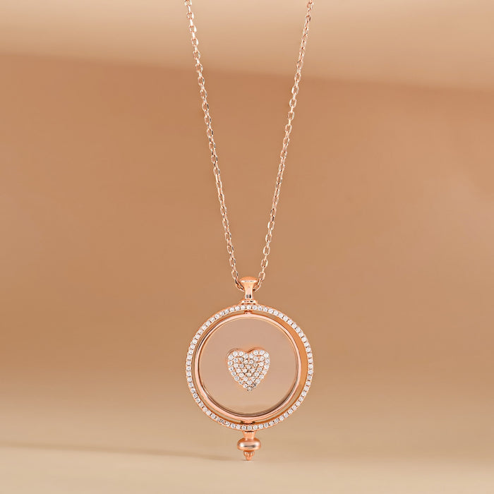Floating Heart Necklace