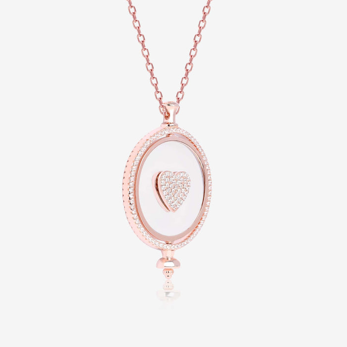 Floating Heart Necklace