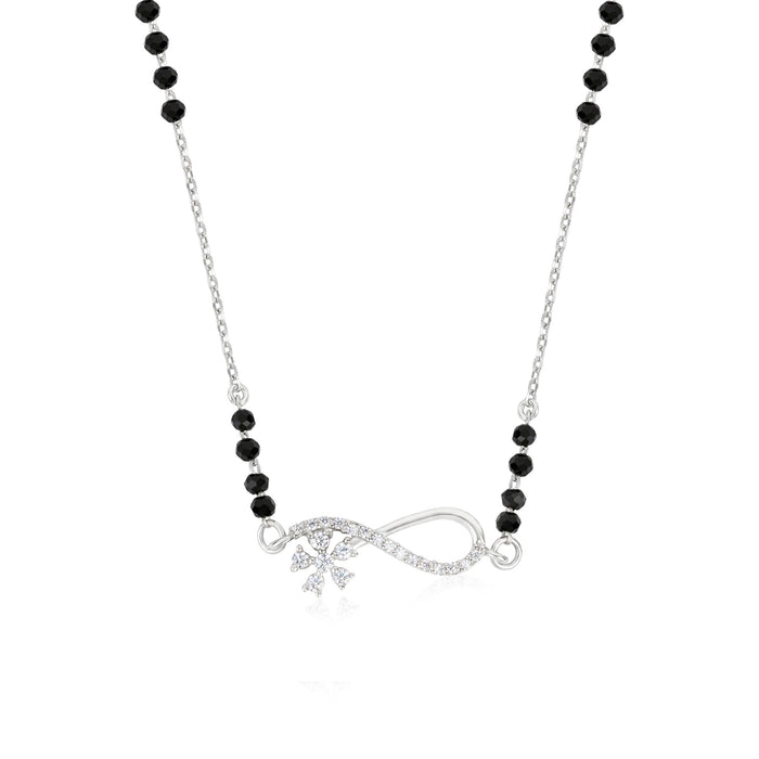 Floral Infinity CZ Mangalsutra