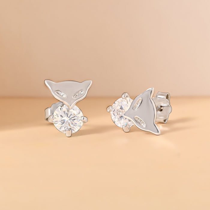 Fox Face Earrings