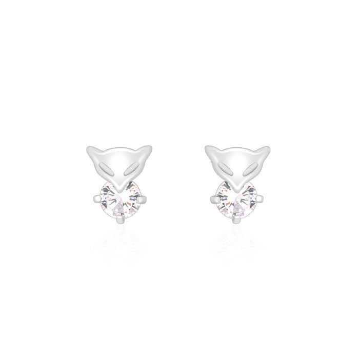 Fox Face Earrings