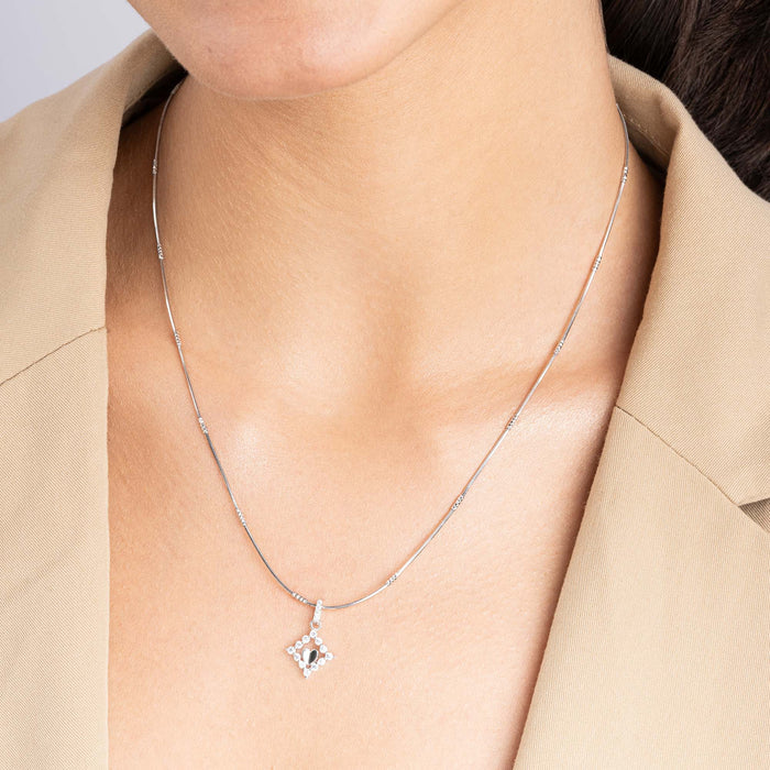 Framed Heart Pendant Set
