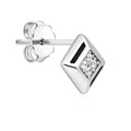 Geometric Quad-Stone Stud