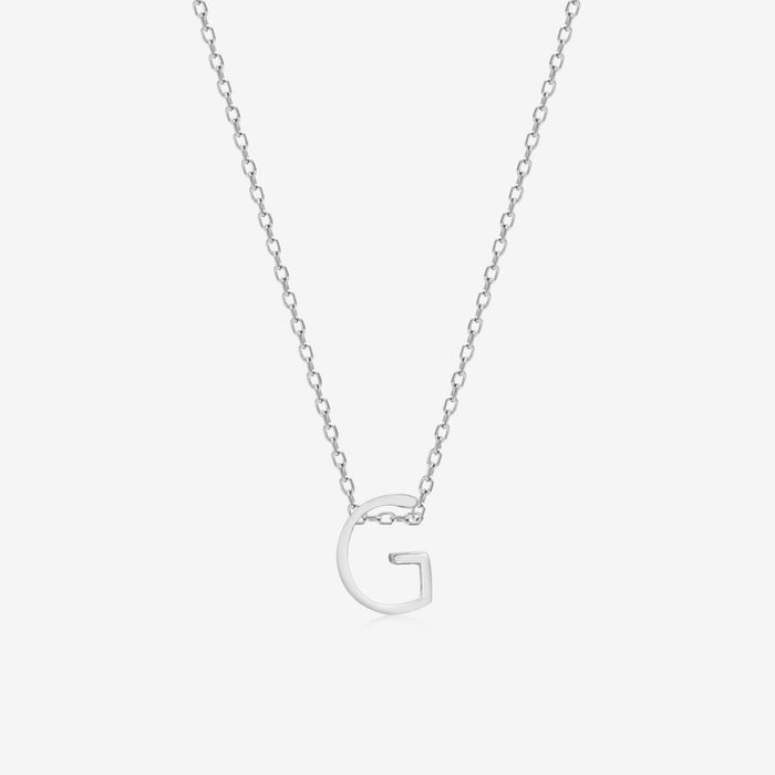 Gleaming G Initial Necklace