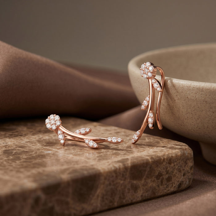 Glowy Leaf Earrings