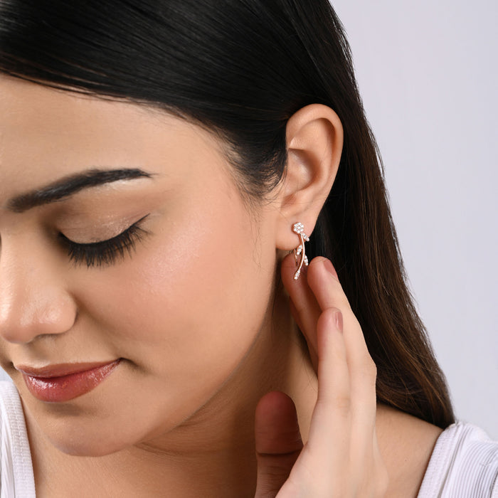 Glowy Leaf Earrings