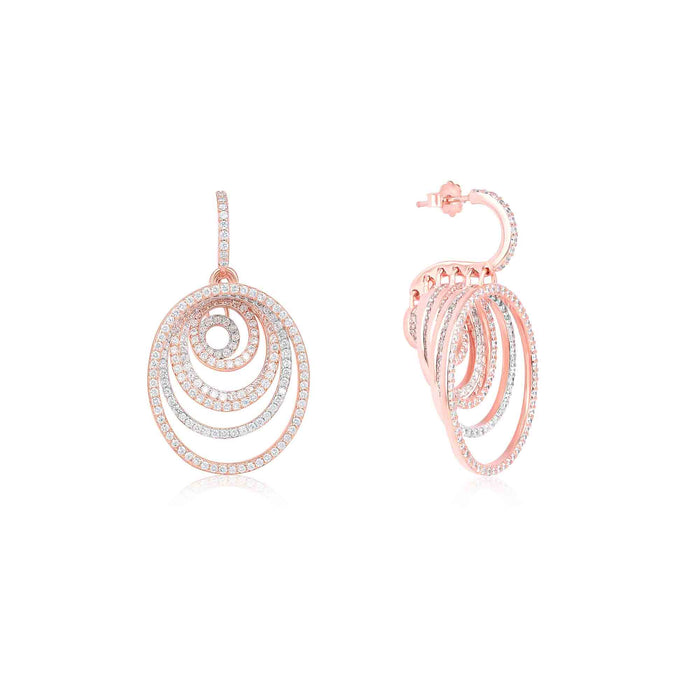 Harmony Hoop Dangler Earrings