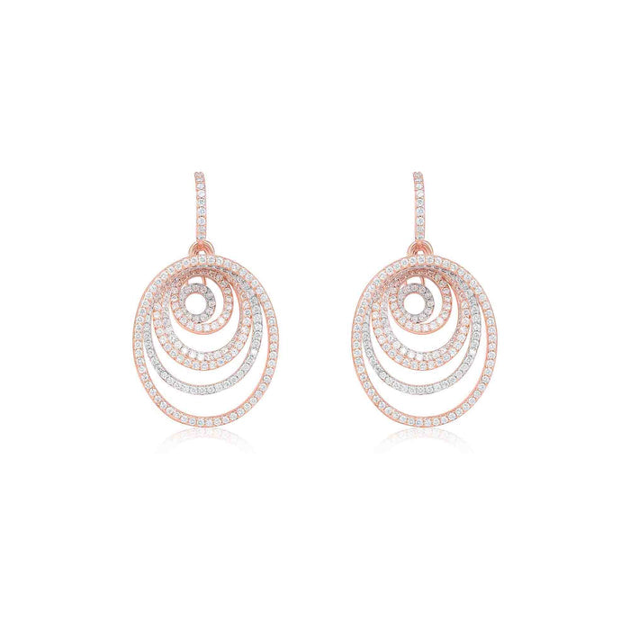 Harmony Hoop Dangler Earrings