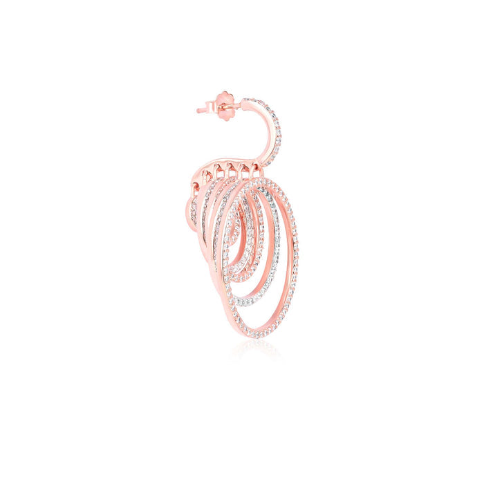 Harmony Hoop Dangler Earrings