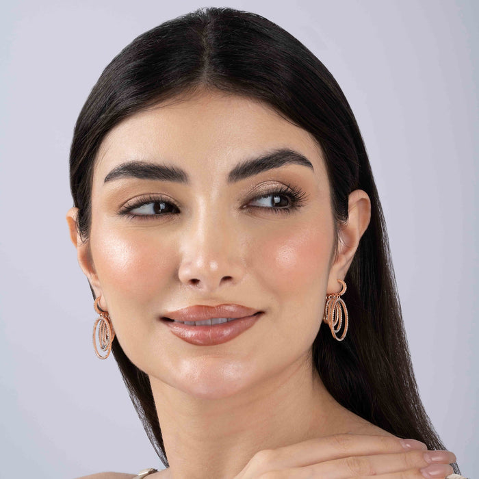 silver earrings