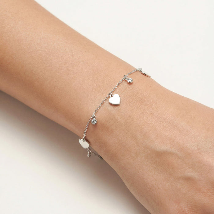 Heart Charm Bracelet