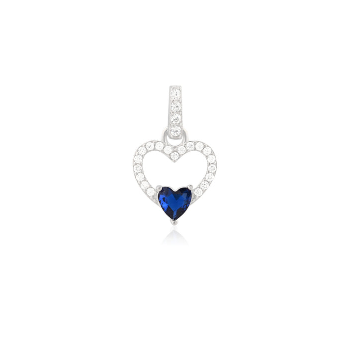 Heart CZ Pendant Set