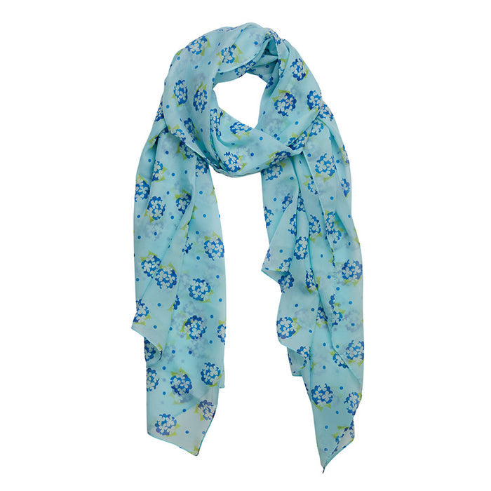 Heartfelt Hydrangea Large Neck Scarf by Erstwilder