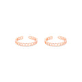 Heartlet Silver Toe Ring