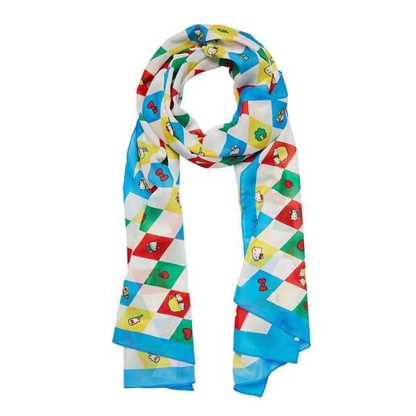 Hello Kitty Argyle Neck Scarf by Erstwilder