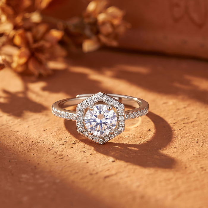 Hexa Stone Ring