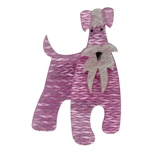 *HOLD DD* Erstwilder - The Schnauzer and Klaus Brooch (Pink) - Collection 10 (2014)