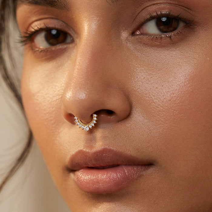 Hoop Silver Septum Ring