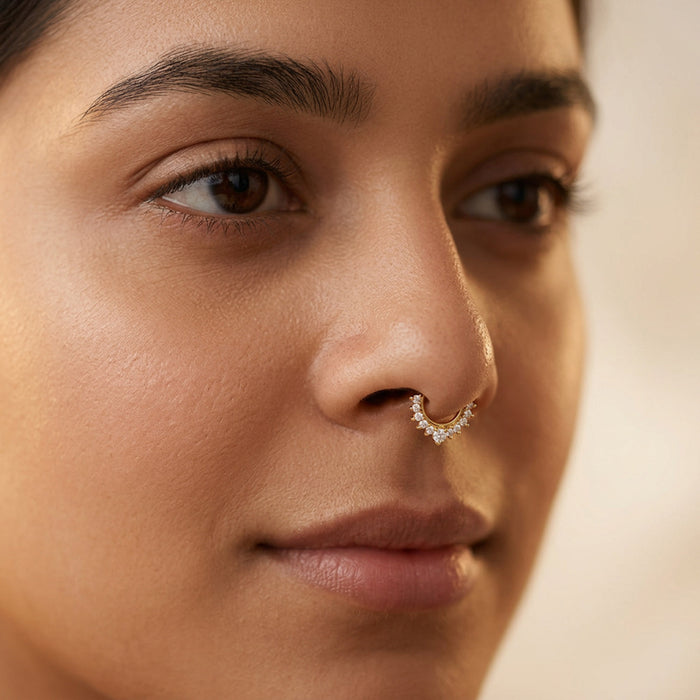 Hoop Silver Septum Ring