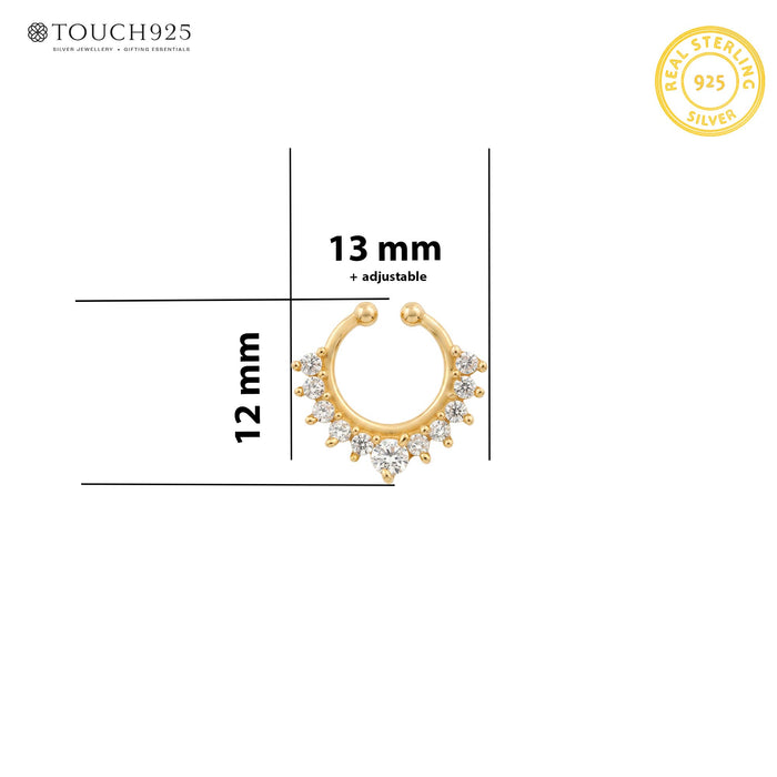 Hoop Silver Septum Ring