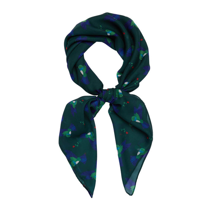 Hyacinth Hummingbird Head Scarf by Erstwilder