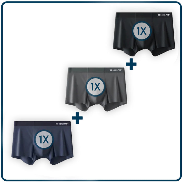 Ice Boxer Pro™ – Cueca Premium de Seda Ultra Confortável