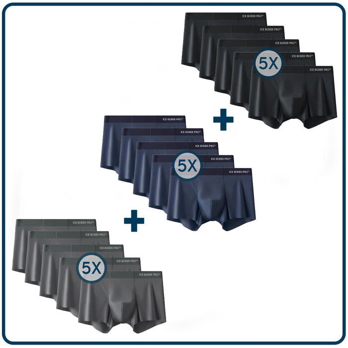 Ice Boxer Pro™ – Cueca Premium de Seda Ultra Confortável
