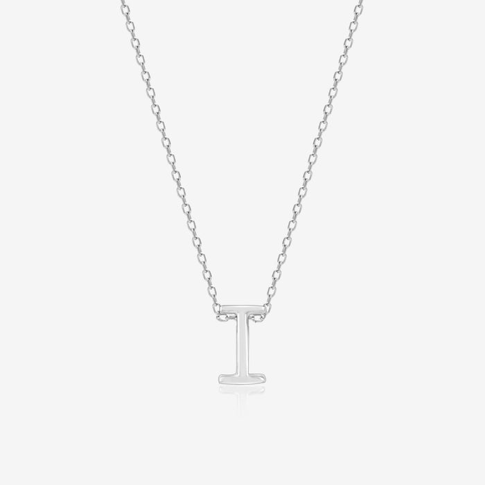 Infinite I Initial Necklace