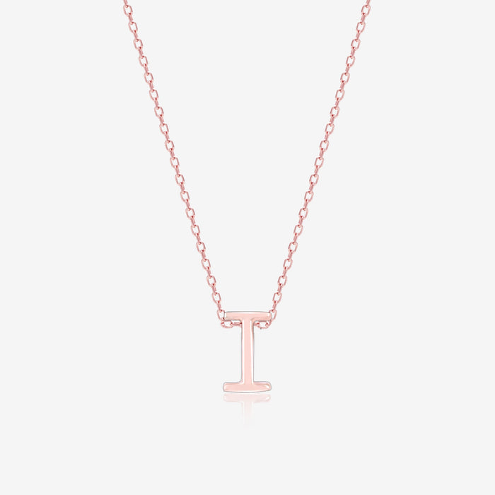 Infinite I Initial Necklace