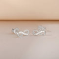 Infinity CZ Earrings