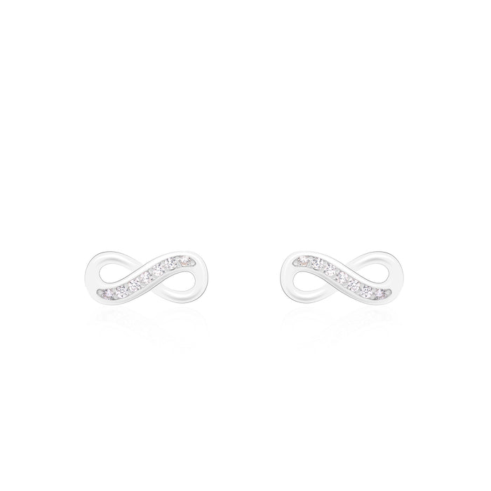 Infinity CZ Earrings