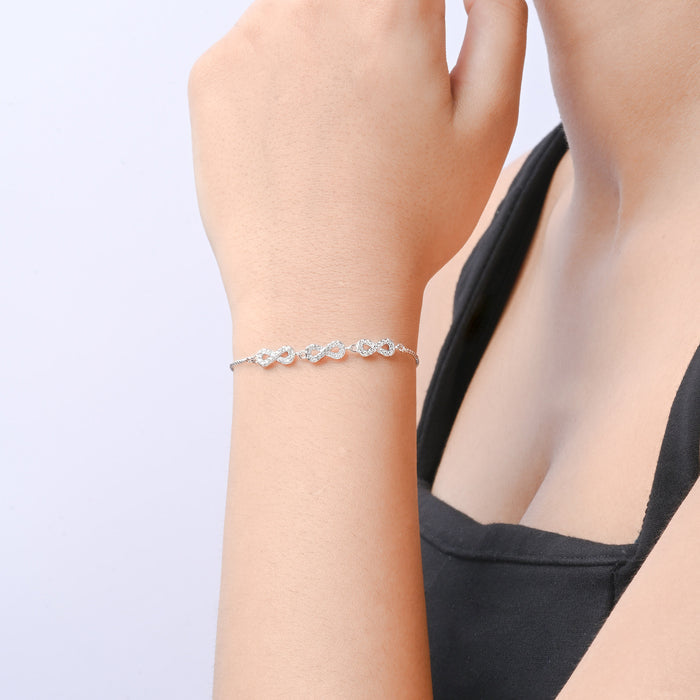 Infinity Silver Bracelet