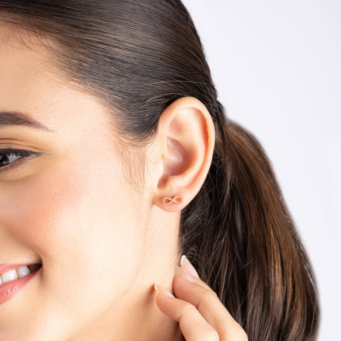 Infinity Stud Earrings