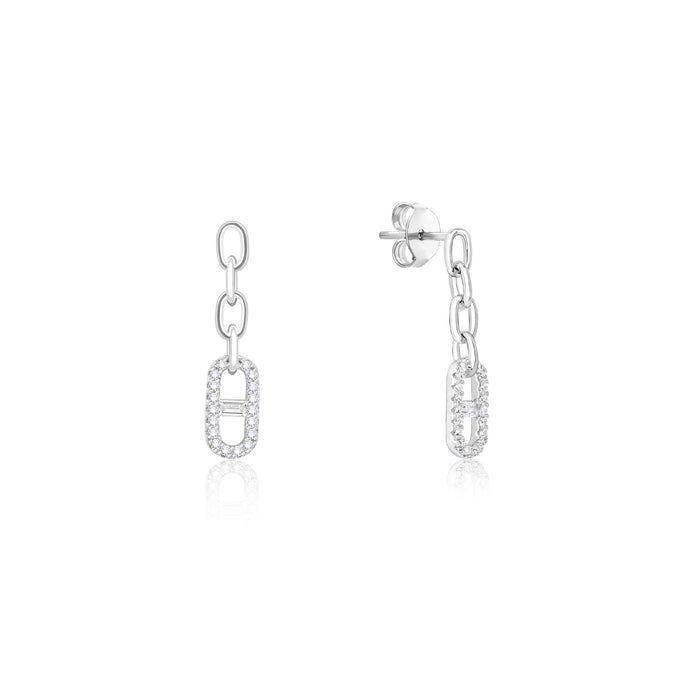 Interlinked Drop Earrings