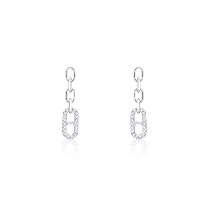 Interlinked Drop Earrings