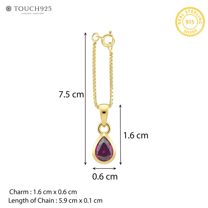 July Birthstone Charm