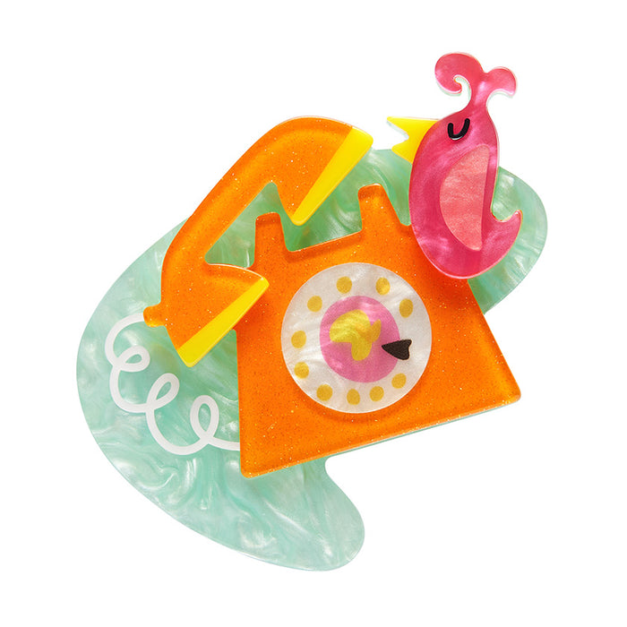 Just A Call Away Brooch - Erstwilder Atomic Abode (2024)
