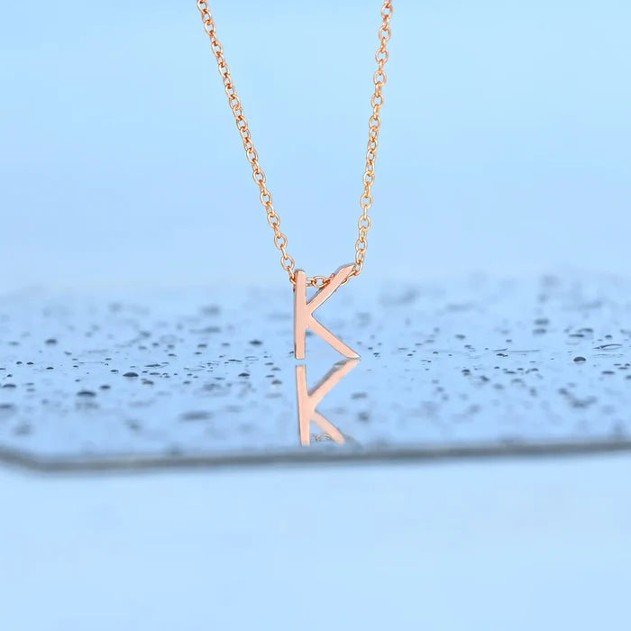 Kinetic K Initial Necklace