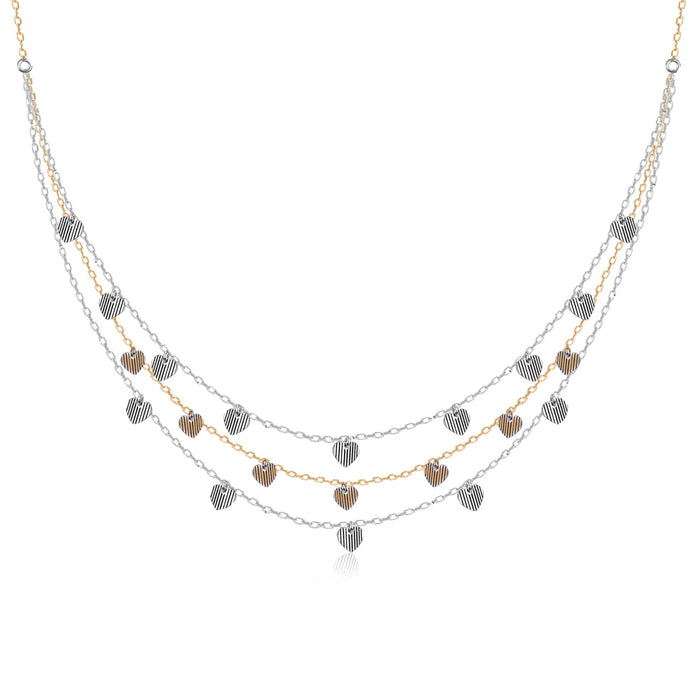 Layered Heart Necklace