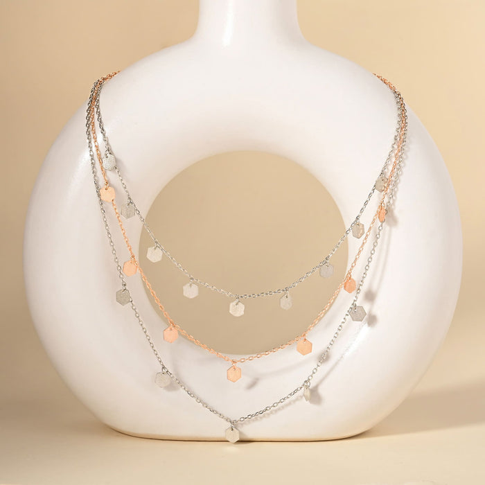 Layered Heart Necklace