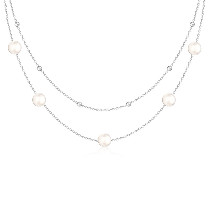 Layered Pearl Jewellery Set