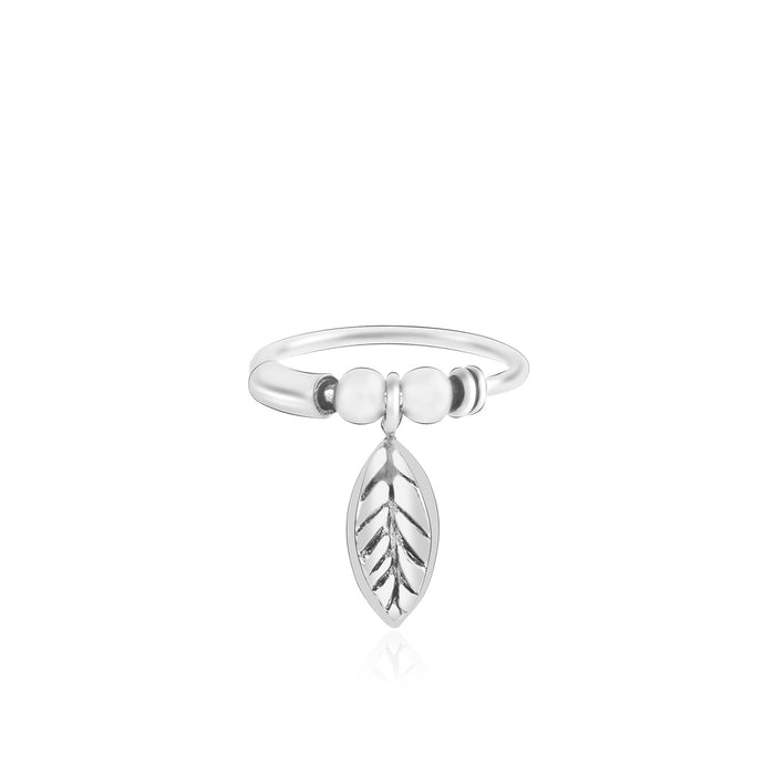 Leaf Hoop Nose Ring