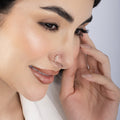 Leaf Motif Bead Nose Ring