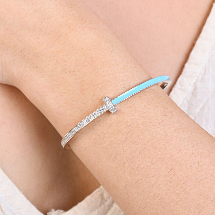 Link Luxe Silver Kada