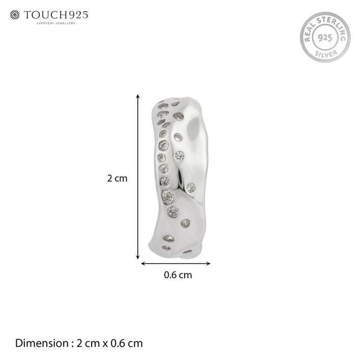 Liquid Wave Ear Cuffs