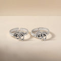 silver toe rings