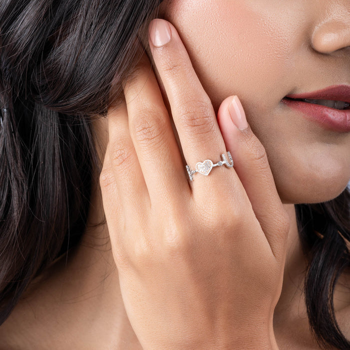 Ladies Silver Ring