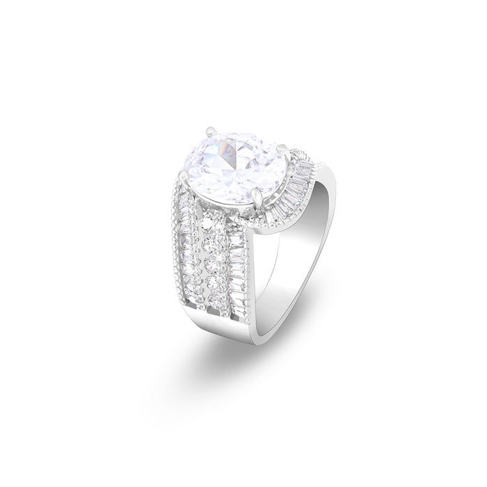 Majestic Brilliance Silver Ring